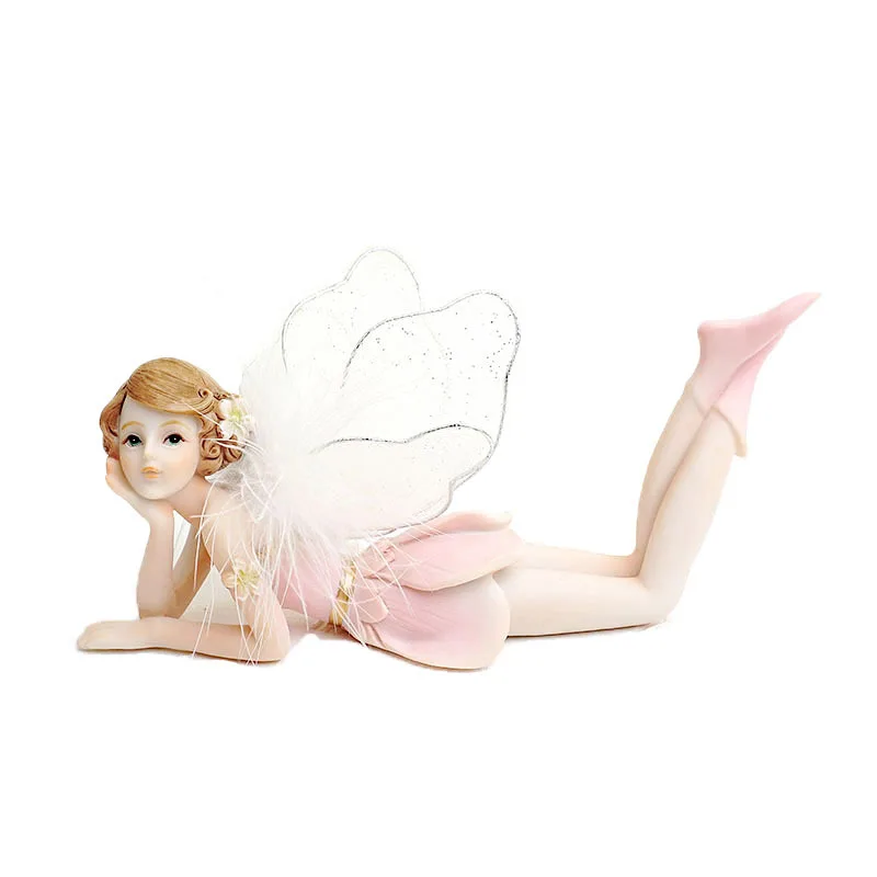 Красивая сказка со встроенным розовым ангелом кукла украшение для дома