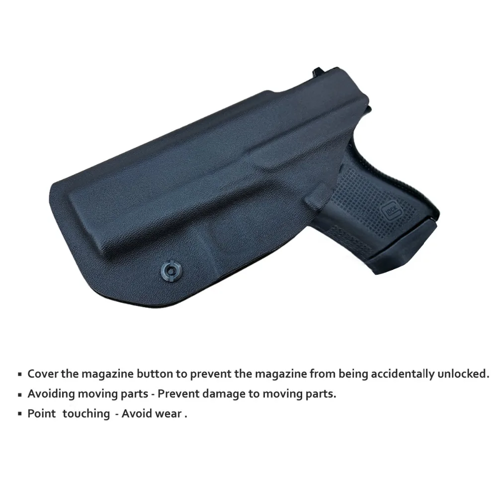 BBF Make IWB Тактический KYDEX пистолет кобура Glock 19 17 25 26 27 28 43 22 23 31 32 Внутри Скрытого Ношения кейс для пистолета аксессуары