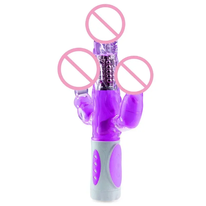 Гелиевый фаллоимитатор вибратор вращающийся Кролик Водонепроницаемый