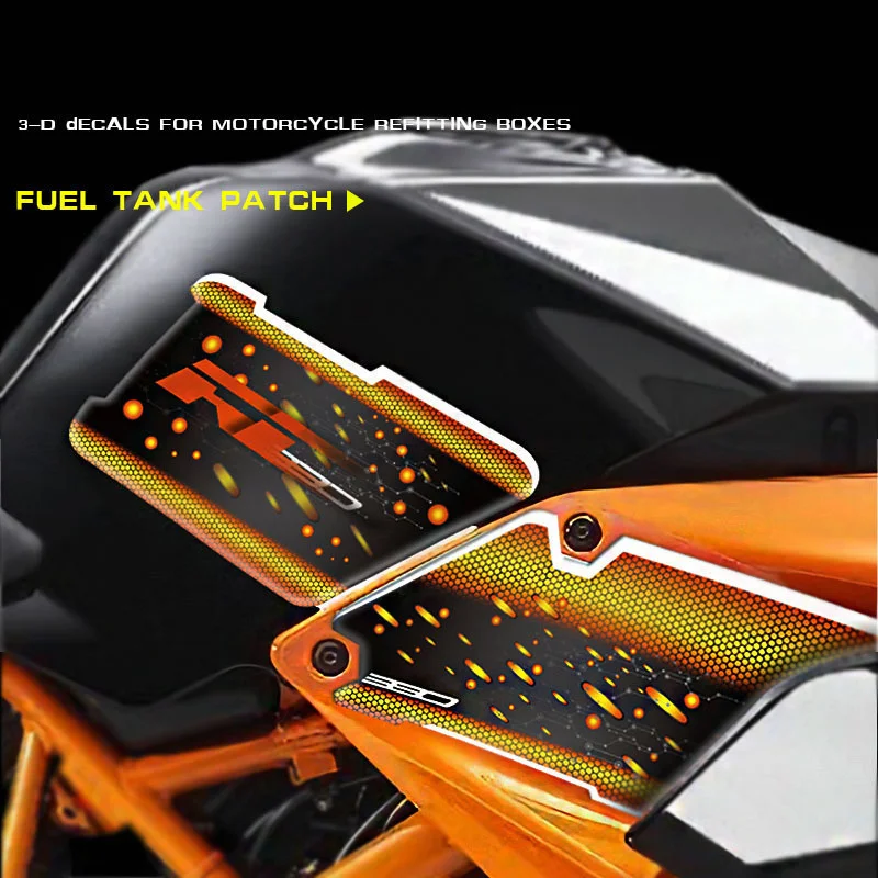 

Сменная противоскользящая наклейка на топливный бак для мотоцикла, наклеивается на защитную сторону для Ktm Rc390 14-18