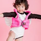 Горячая распродажа! Надувной Плавательный круг Толстовка с капюшоном, надписью Angel и принтом крылышки детская водный спорт спасательный куртки страховочный спасательных для малыша