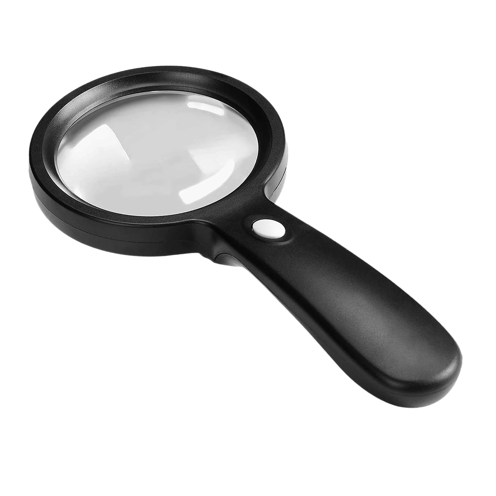

Handheld Magnifying Glass with Light 10X Lens for Maps Book Newspaper Read
