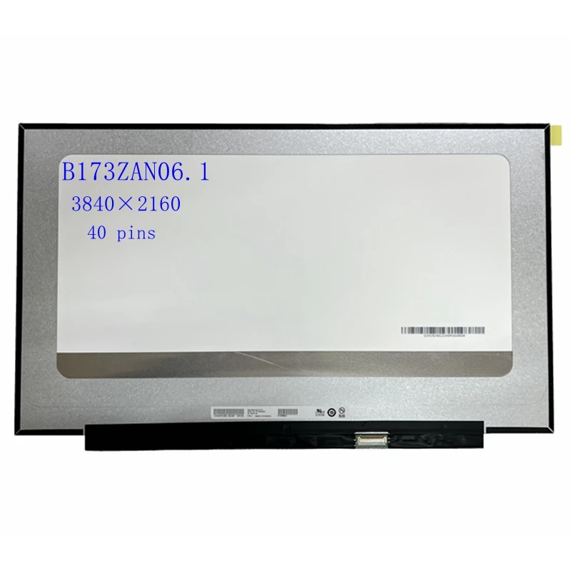 

17.3 Inch B173ZAN06.1 4K UHD 3840*2160 40 pins IPS 120HZ Gaming Laptop LCD screen Display Panel
