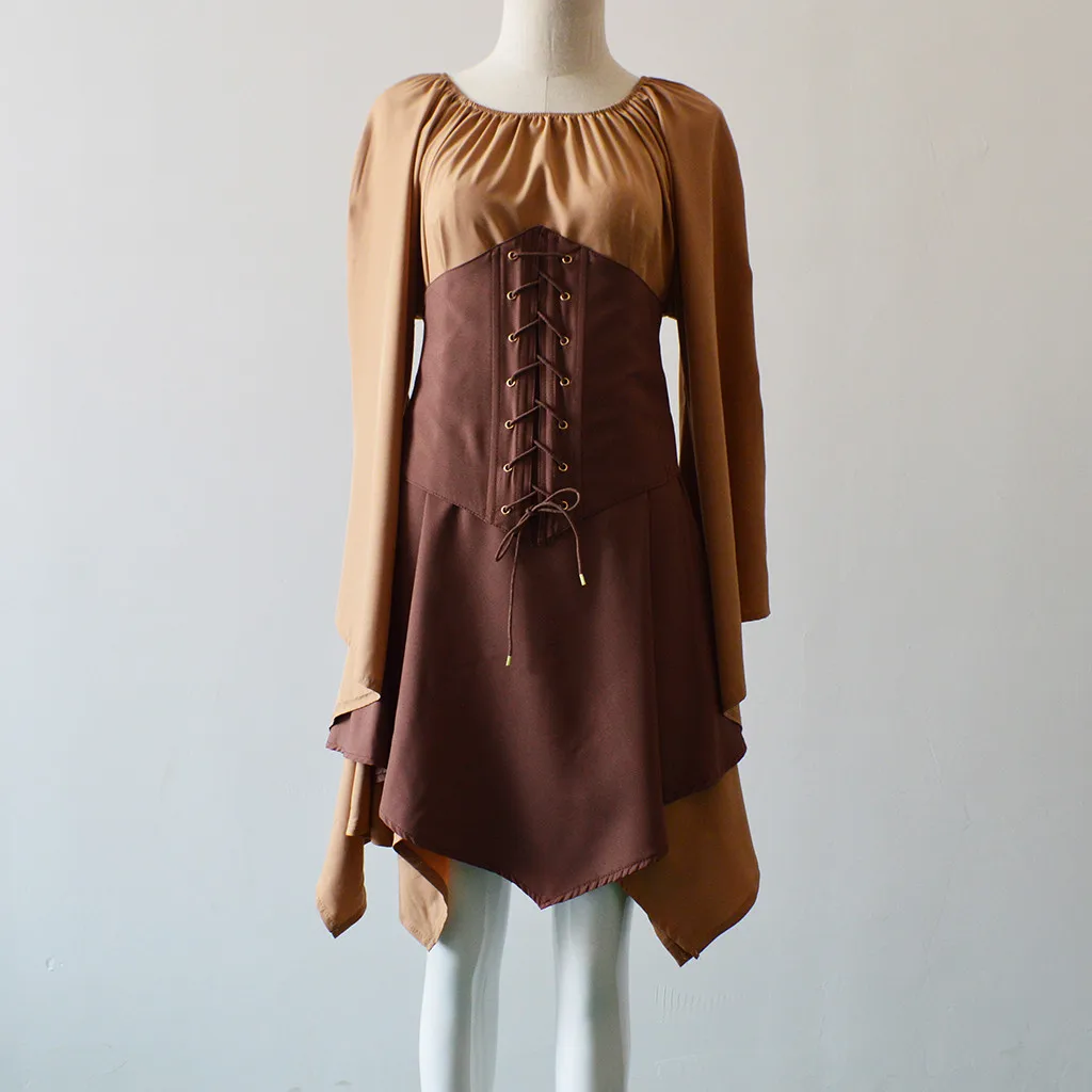 Женское платье на Хэллоуин средневековые костюмы для косплея готическое ретро