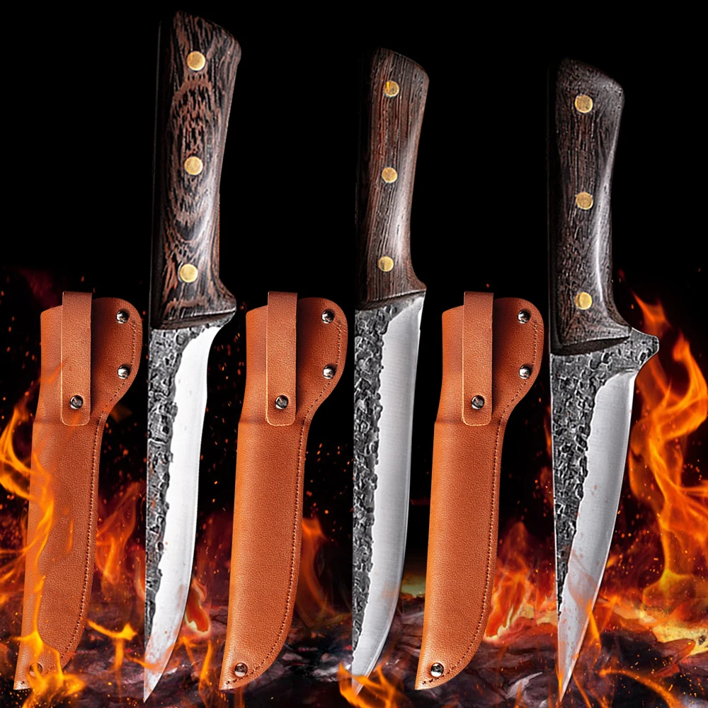 Нож рыболовный из нержавеющей стали кухонный резец для костей мяса рыбы суши