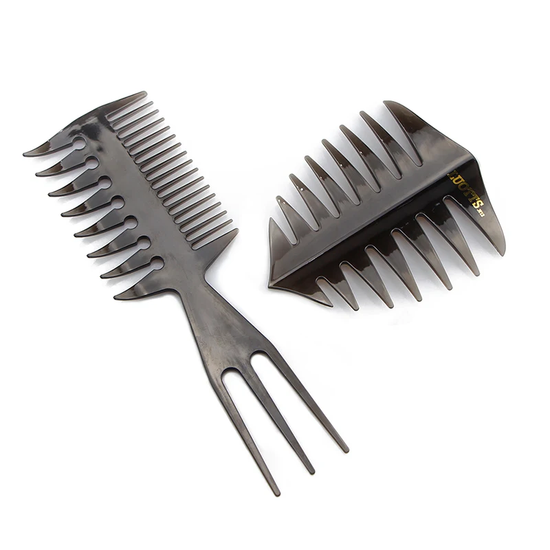 Мужская расческа в стиле ретро искусственная Расческа с большими зубцами для