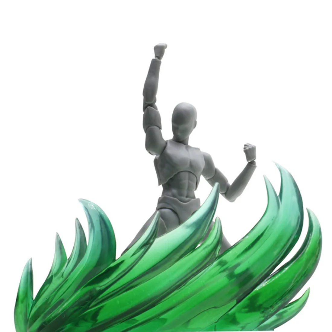 Пламя сцена модель огненный эффект украшения для модели Gundam зеленые