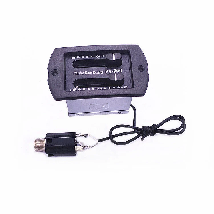 

10Pcs PS-900 2 Band EQ Preamp Guitar Pickup Passive Volume Tone Control Piezo Pickups Equalizer for Acoustic Guitarra Wholesale