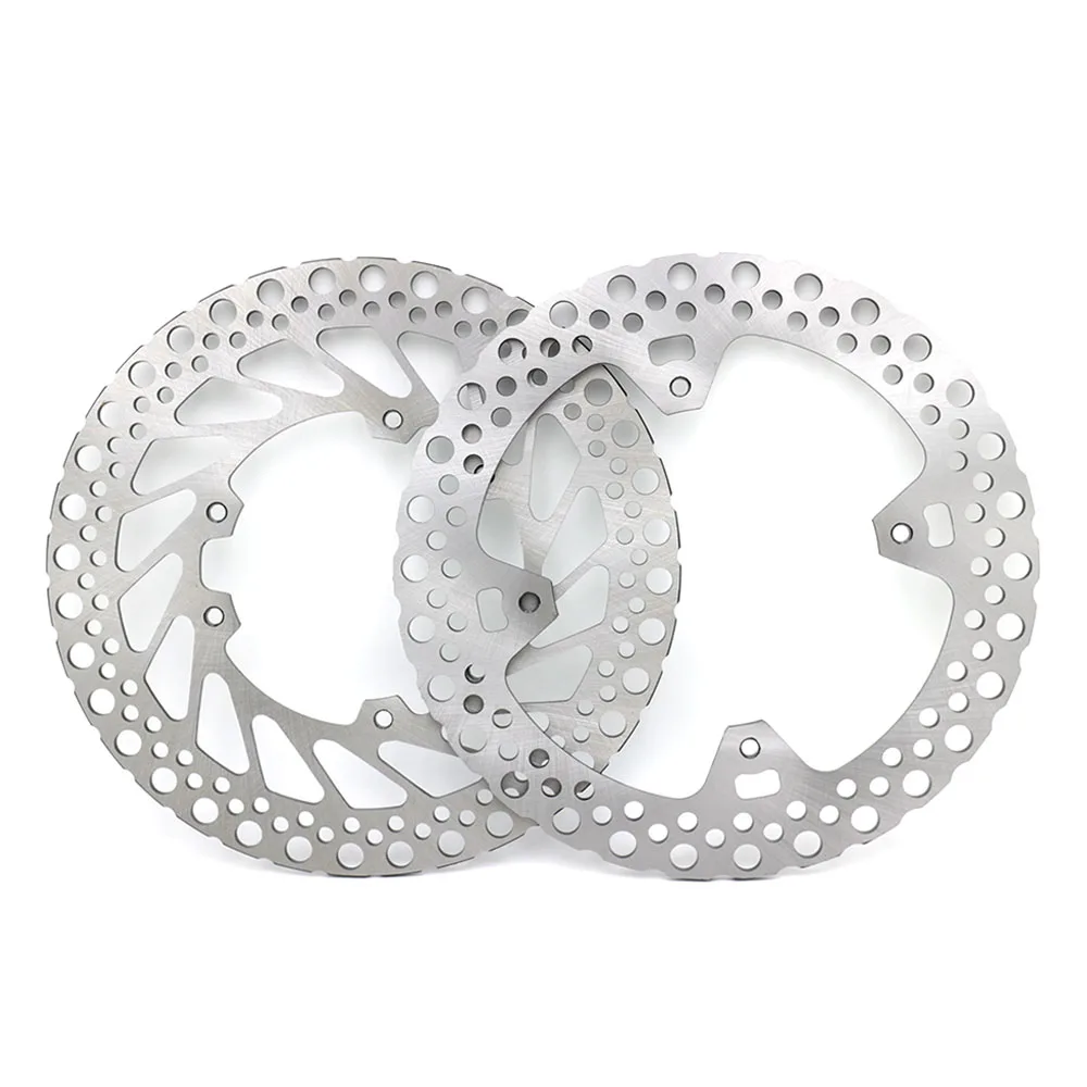 

evomosa Motorcycle Front Rear Disc Rotor For Honda CR125E CR125R CR250E CR250R 2002 2003 2004 2005 2006 2007 2008 CRF 250 450