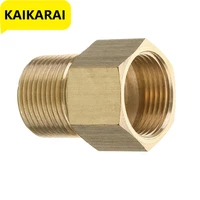 pressure washer coupler metric m22 15mm male thread to m22 14mm female fitting 4500 psi
