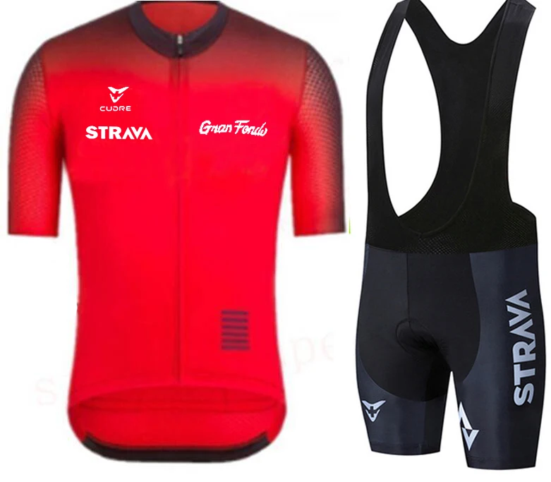 Трикотажная Мужская спортивная одежда STRAVA дышащая с коротким рукавом для езды на