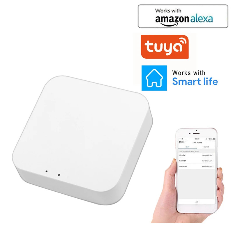 

Умный хаб Tuya ZigBee 3,0, беспроводной проводной мост-шлюз, версия Tuya для приложения, голосовое управление, работает с Alexa Smart Life