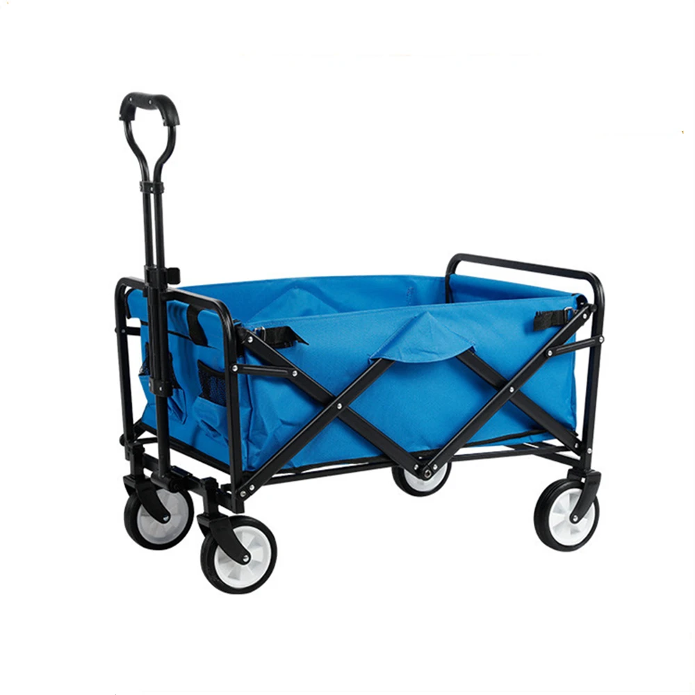 

B-LIFE Shopping Wagon Collapsible Folding Garden Outdoor Park Utility Cart Picnic Camping Sport Events Hand Truck