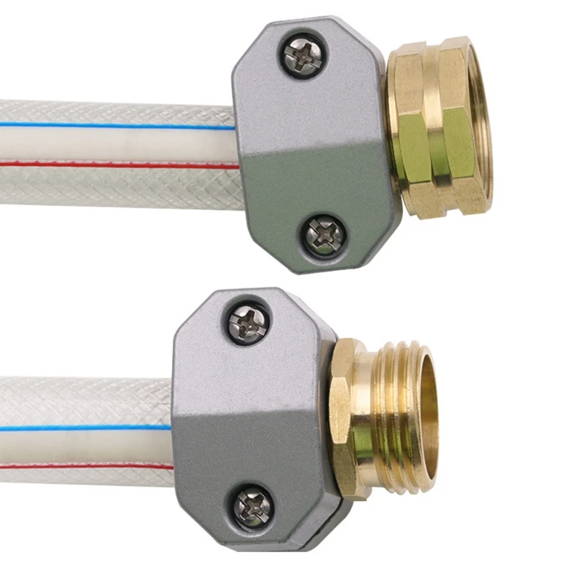 

H051 3/4" 5/8" Garden Water Pipe Joint Male Female Connector Fasteners Hose Repair