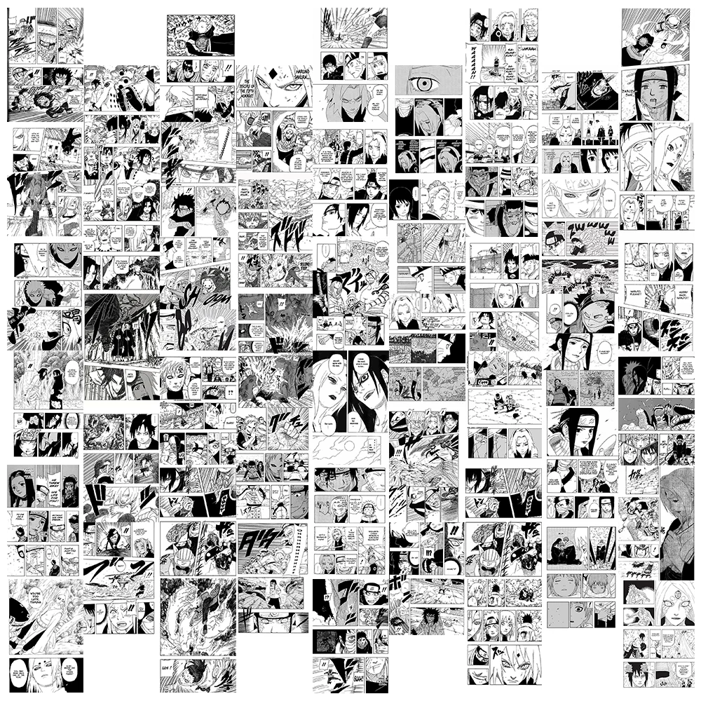 50 шт. Японские ниндзя комиксы прыжок манга популярный набор для коллажа на стену