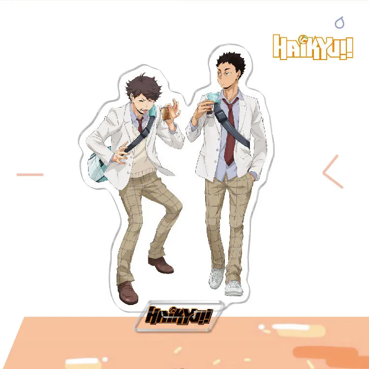 

19 стилей Haikyuu! Фигурка аниме, 16 см, фотоэлемент Shoyo Hinata Tobio Kageyama Daichi Sawamura, настольное украшение