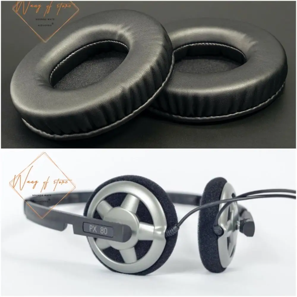 Мягкие кожаные амбушюры поролоновая подушка для наушников Sennheiser PX 80 идеальное