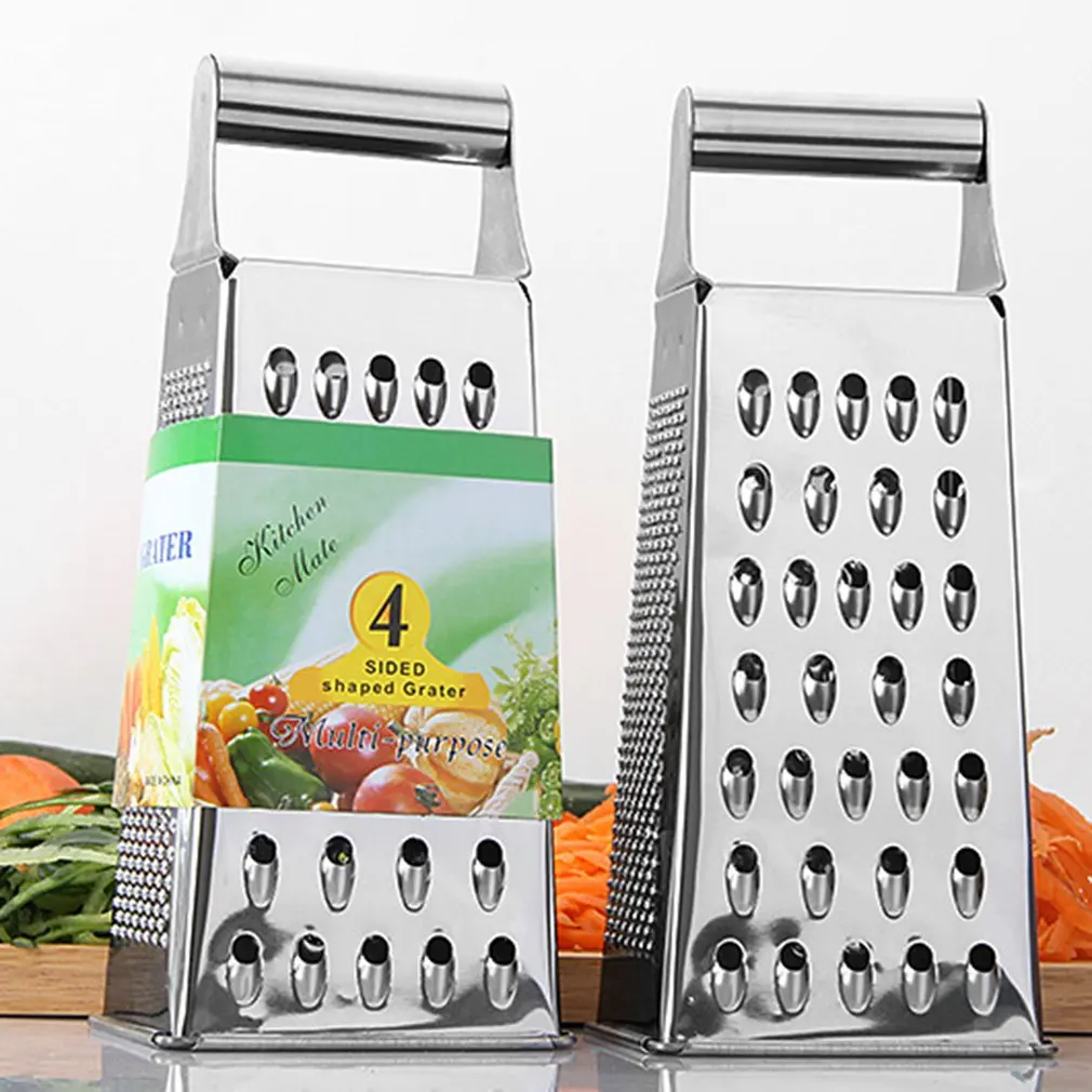 

4 Sides Multifunction Stainless Steel Garlic Chopper Potato Vegetable Slicer Kitchen Dining Bar Kitchen Tools Gadgets