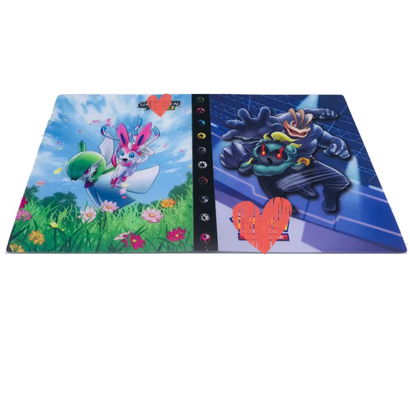17 240 шт. держатель Альбом игрушки коллекции pokemones карты Альбом Книга Топ загруженный список игрушки подарок для детей - Цвет: 17