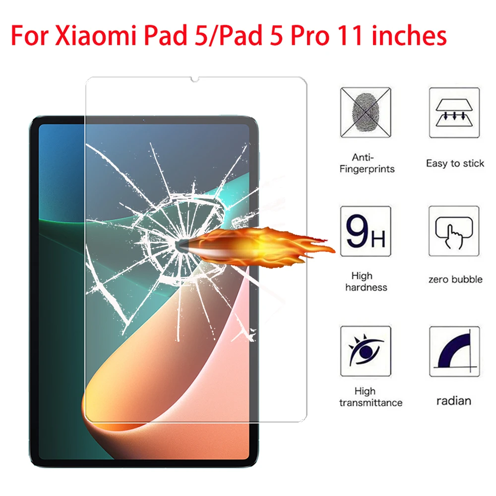 

Tempered Glass For Xiaomi Pad 5 Pro 2021 11.0 Inch Tablet Protective Film For Xiaomi Mipad 5 Pro Mi Pad 5 Screen Protector