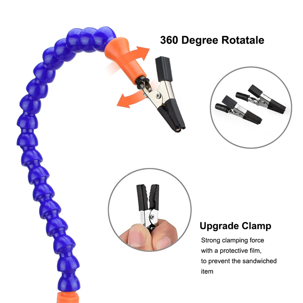 

TO-SN3SB Table Clamp Soldering Helping Hand Third Hand Tool Soldering Station Illuminated Magnifier Welding Repair Tool