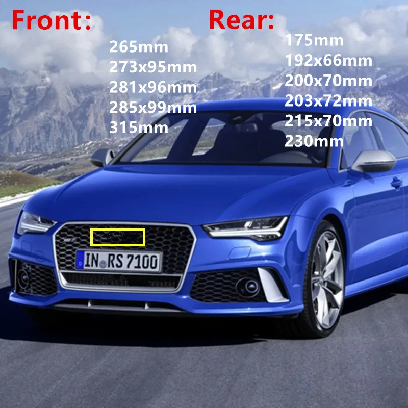 Эмблема значок Передняя средняя 4 кольца решетка багажник логотип наклейка для