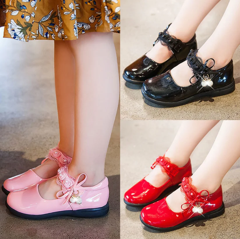 Детская обувь белого и розового цвета черные детские сандалии для девочек