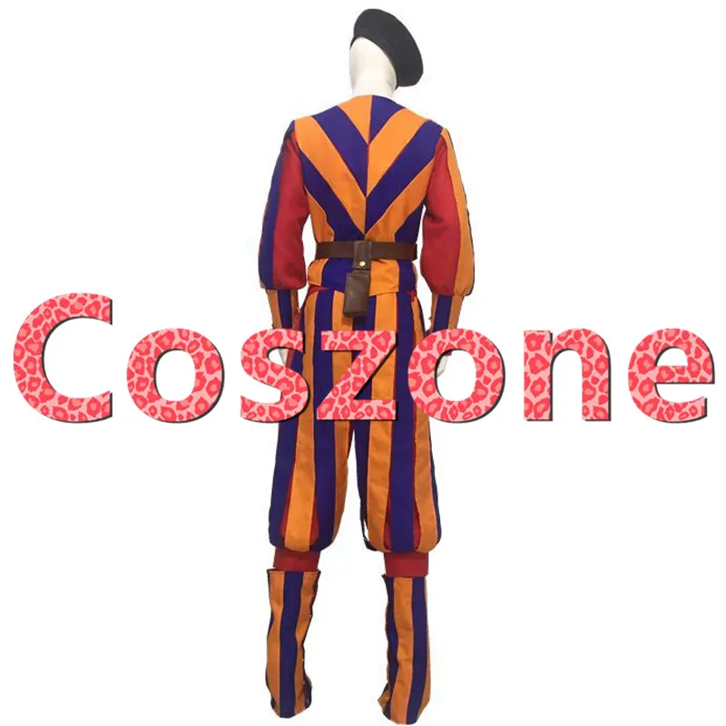 Швейцарские солдаты Косплей Костюм королевская швейцарская гвардия Униформа