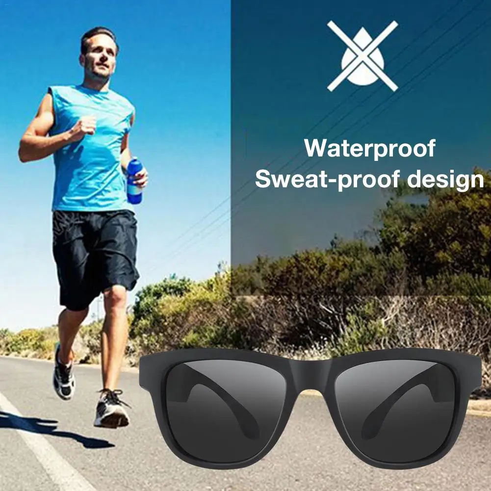 Новые Bluetooth наушники 4 2 солнцезащитные очки костной проводимости ГГц с сенсорным