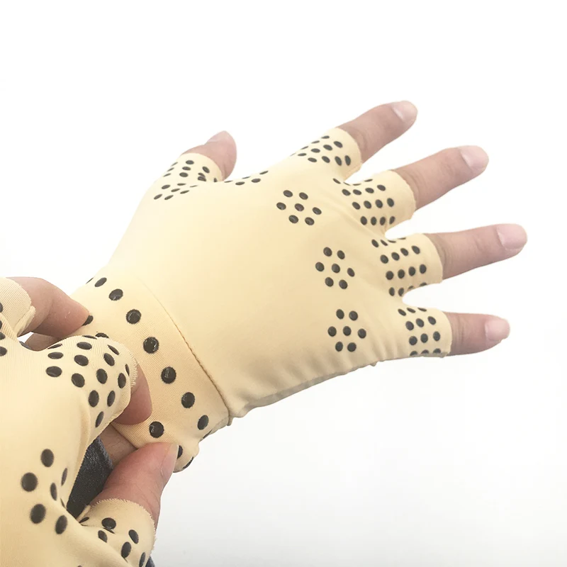 Анти артрит рук перчатки медная терапия компрессия медные боли облегчение новая - Фото №1