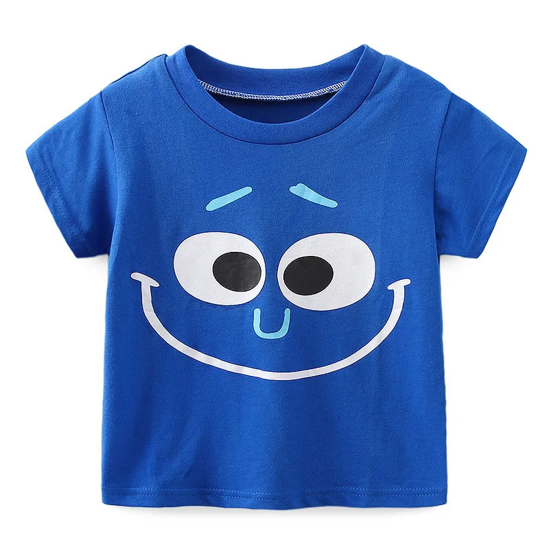 T8068 Jumpingbaby/ г. Футболка для мальчиков; Детские футболки; летние топы; футболки для девочек; koszulka Tracktor koszulki meskie roupa menina Enfant - Цвет: T8068