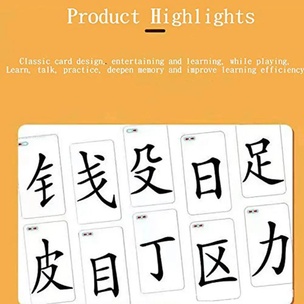 120Pcs Magic Chinese Characters Card Parent-Child Literacy Puzzle Game Kids Gift | Игрушки и хобби