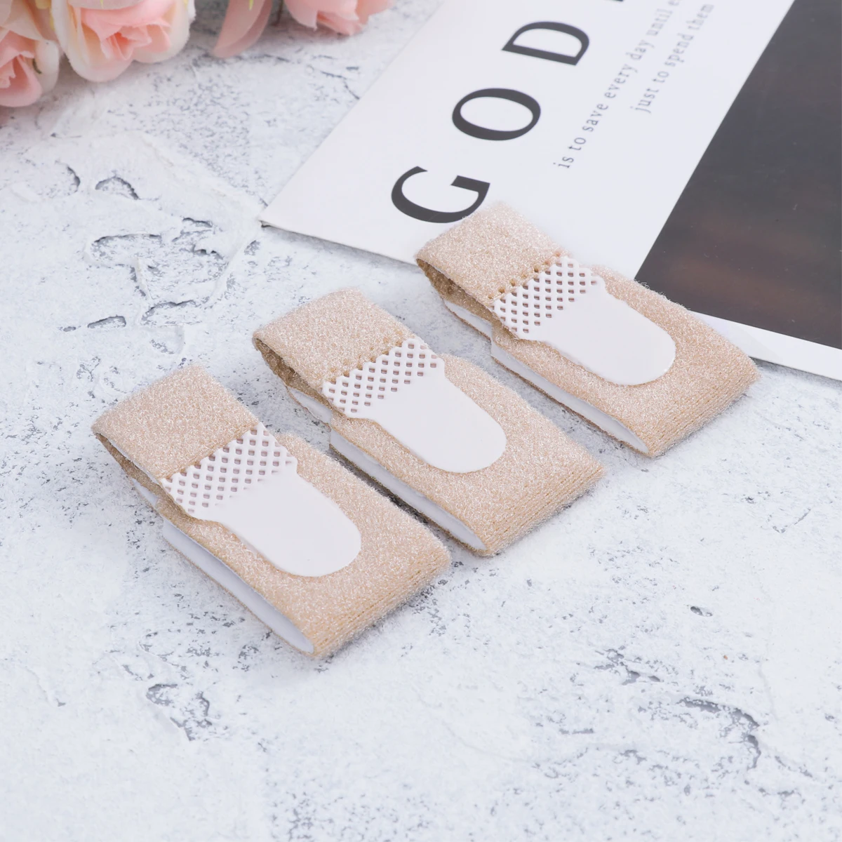 6 шт. липучка эффективная безопасная для кожи пальцев обертывания Скоба