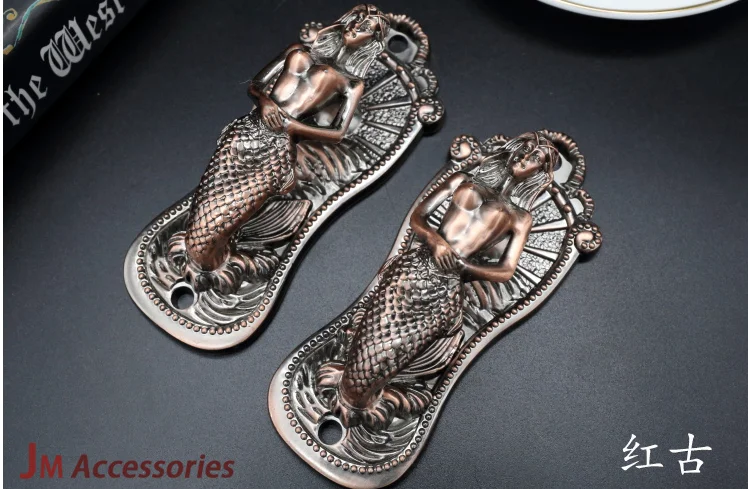 1 шт. крючки для одежды русалка/яркие настенные пальто золотые серебряные