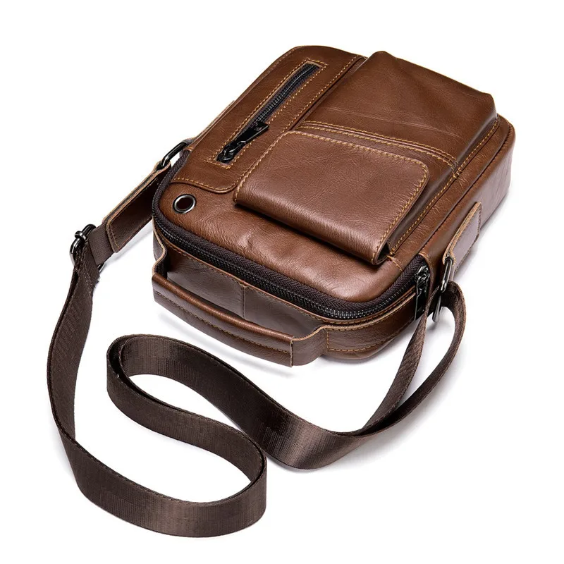 

Сумка-конверт мужская из воловьей кожи, вместительный мессенджер, тоут, винтажный саквояж на плечо через плечо