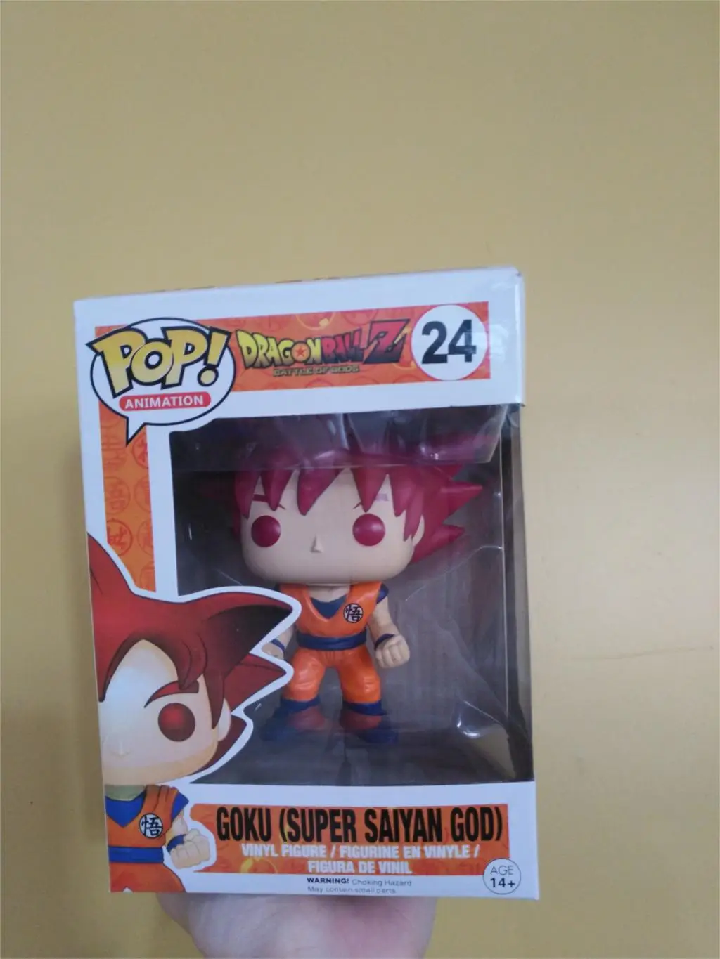 24 with box Funko Pop аниме Dragon Ball Z персонаж 10 см Милая виниловая Модель Куклы Фигурки игрушки - Цвет: 24 with box