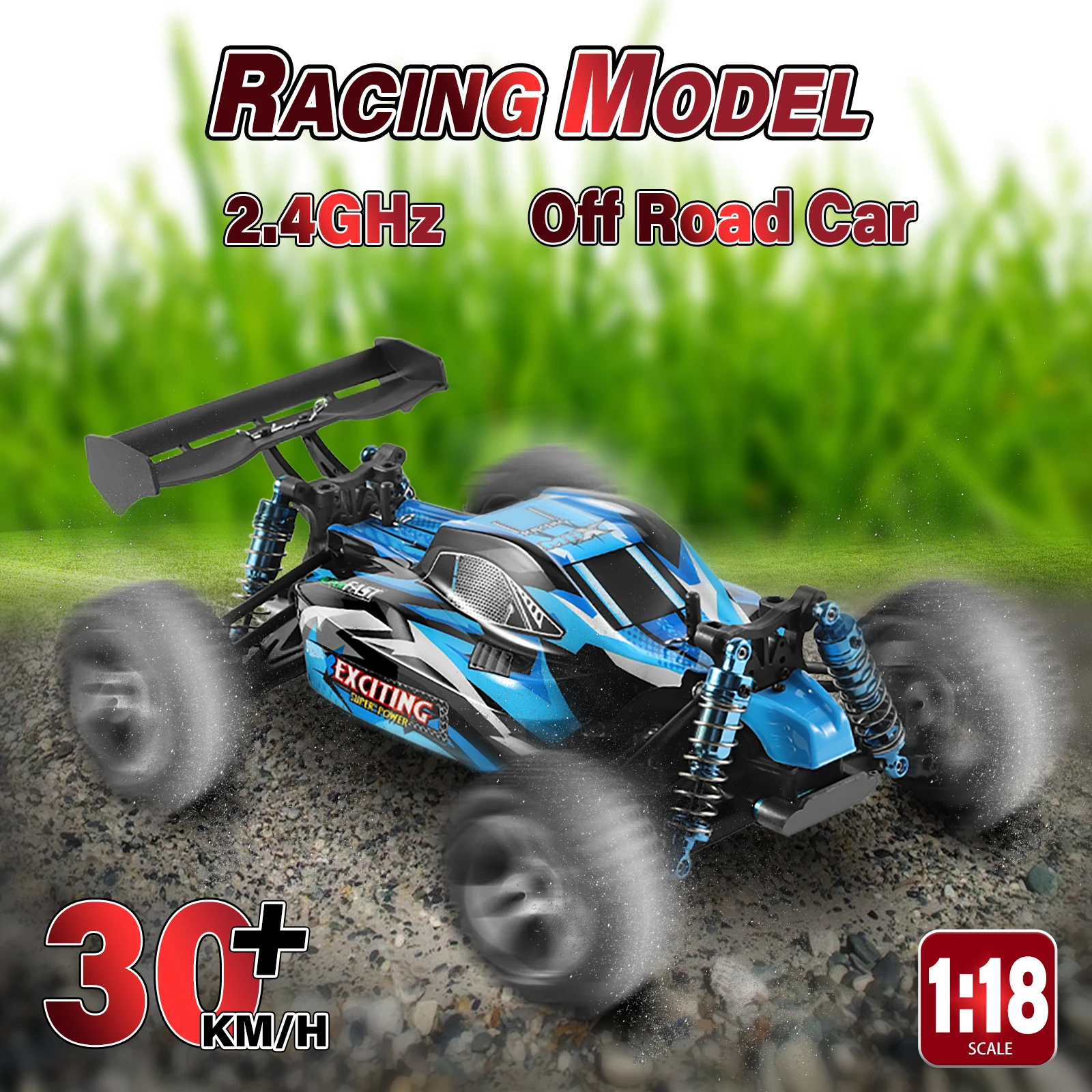 

WLtoys XKS 184011 RC Car Off-Road Car High Speed RC Crawler 1/18 2.4GHz Racing Car 30km/h 4WD RTR Toys For Children