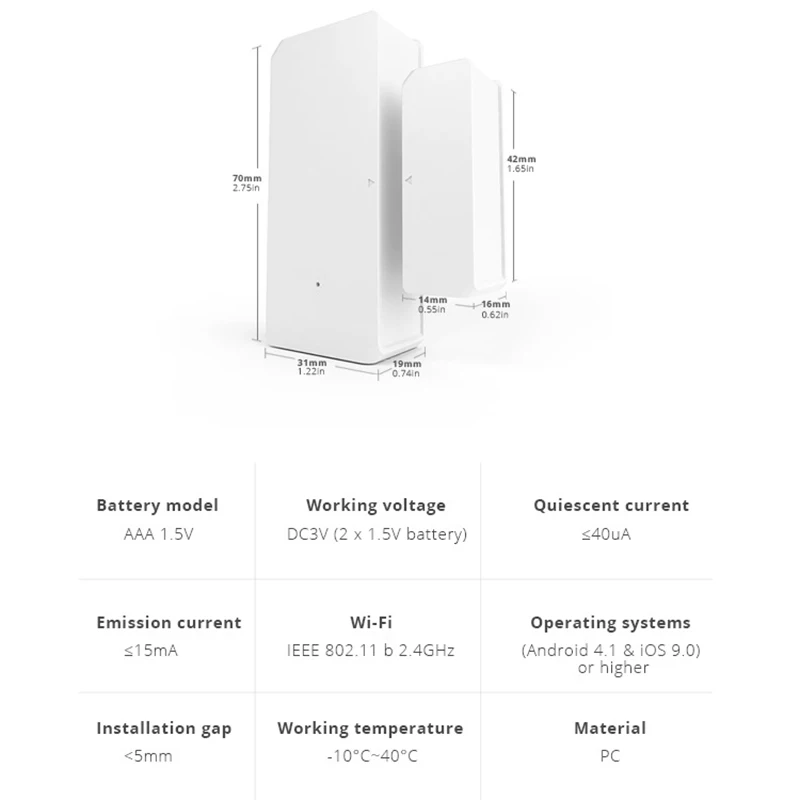 

Door Magnetic Alarm Wireless Door And Window Sensor Alarm Burglar Alarm Household Safety Large Sound High Decibel Magnetic Alarm