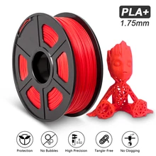 3D Printer Filament 1kg PLA Plus PLA+ High Toughness Eco-friendly 1.75mm Tolerance +/-0.02mm Printing Material 100% No Bubble