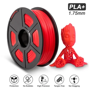 3d printer filament 1kg pla plus pla high toughness eco friendly 1 75mm tolerance 0 02mm printing material 100 no bubble free global shipping