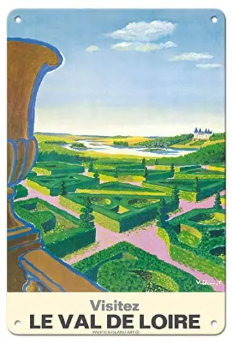

Visit The Loire Valley (Visitez Le Val De Loire) - French National Railway - Railroad Travel Poster Metal Sign