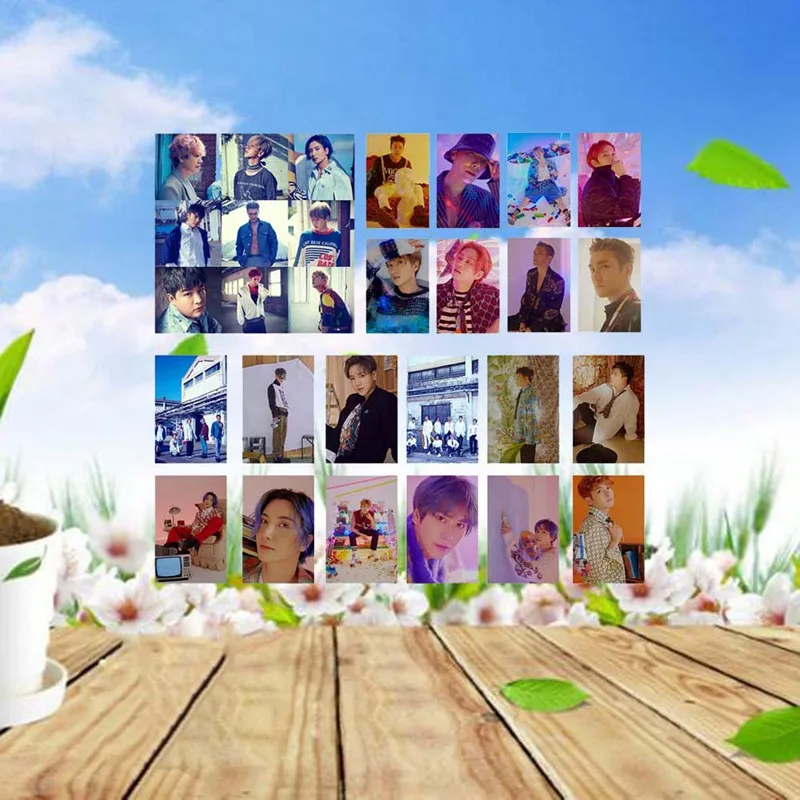 Новинка 30 шт./компл. фотооткрытка KPOP SUPER JUNIOR NUEST N.Flying AB6IX ПВХ карты самодельные
