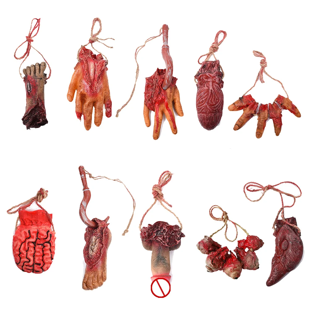 Страшный кровельный реквизит с привидениями вечерние украшения для дома пениса