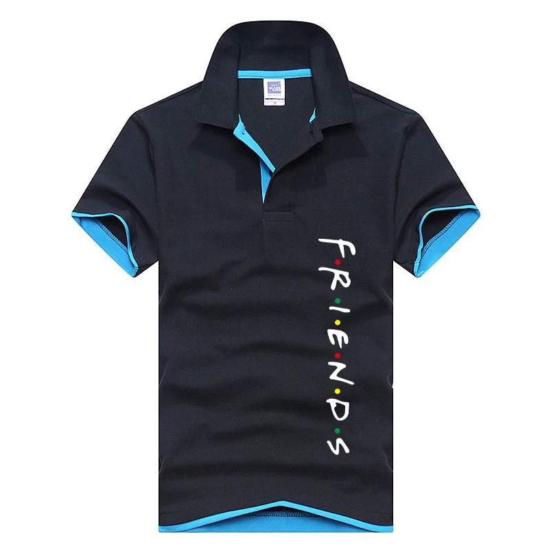 Мужская хлопковая рубашка поло с короткими рукавами модная летняя одежда