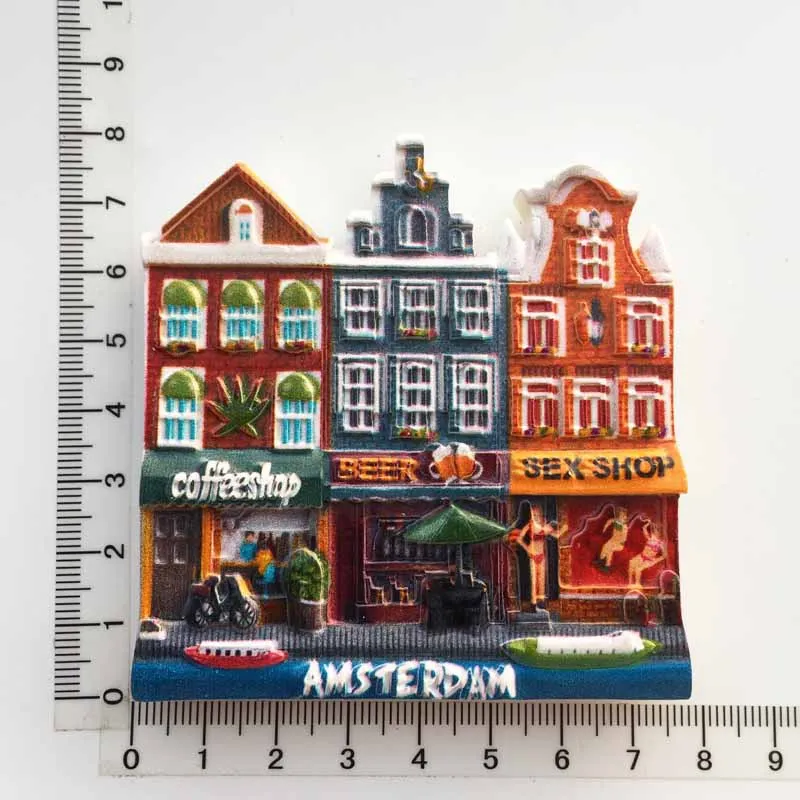 

Netherlands Curacao Fridge Magnets Tourist Souvenirs Holland Windmill Amsterdam Magnetic Refrigerator Stickers Home Decor Gifts