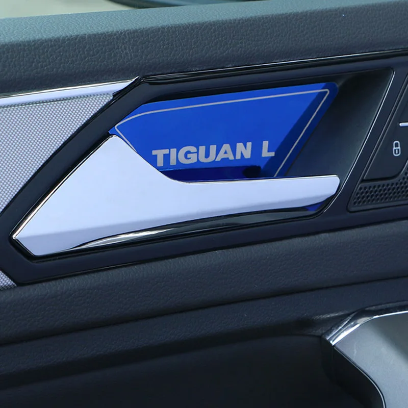 Для Tiguan L 2017 2018 2019 2020 Автомобильная внутренняя ручка Чаша отделка декоративная