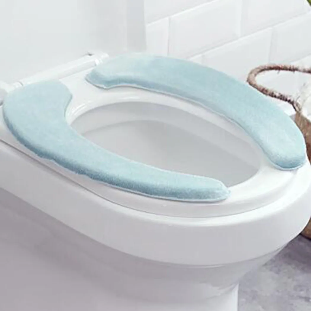

Fit Most Toilet Seat Toilet Seats Mat Home Supplies Soft Warm Washable
