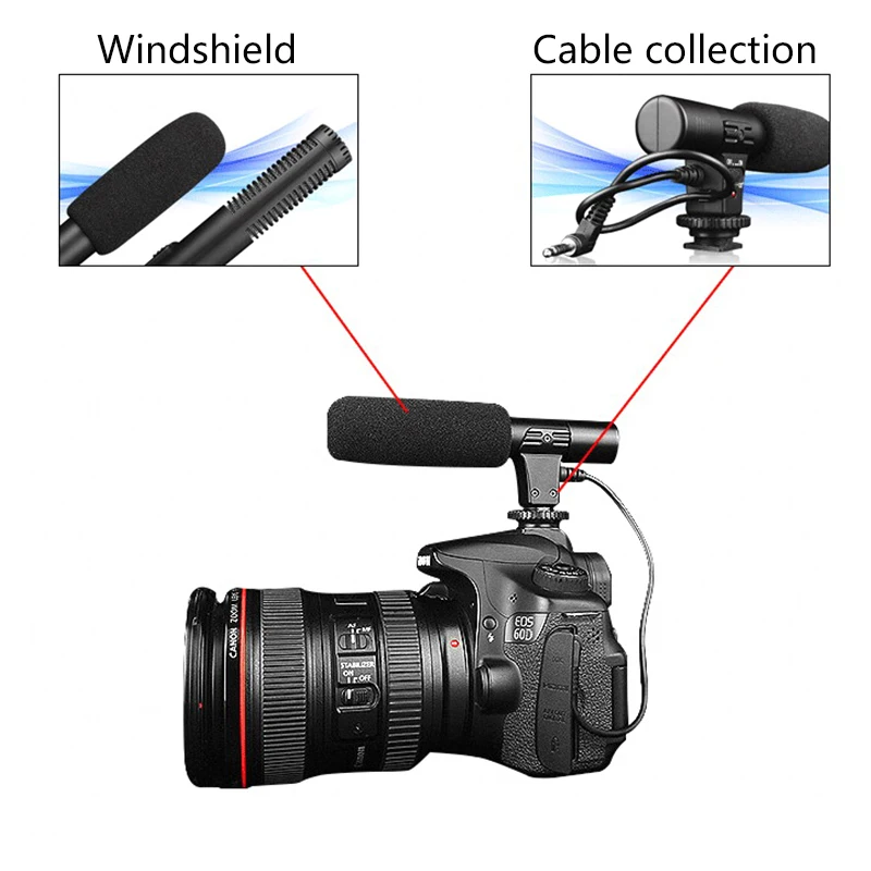 Студийный конденсаторный микрофон 3 5 мм для компьютера караоке iphone Android |