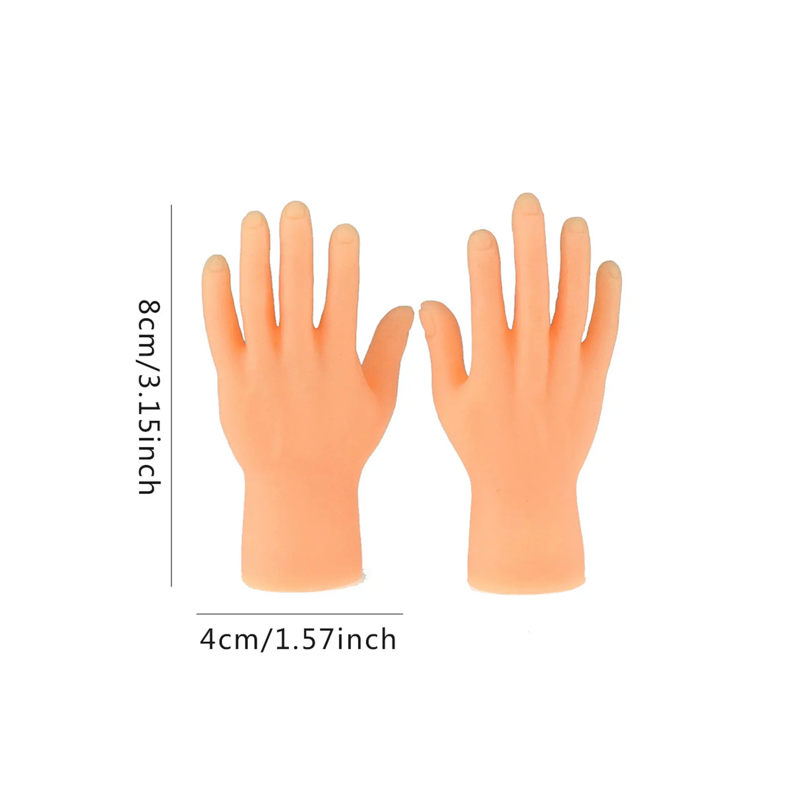 

2PCS Finger/Feet Puppet Mini Finger Hand Fun Game Hand Puppet For Party Funny Toy