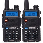 Портативная рация Baofeng UV-5R Talkie bf uv5r cb радиоприемник дальнего действия, передатчик, приемопередатчик, двухстороннее радио + гарнитура, 2 шт.